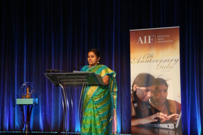 Anju Anguraj, a teacher from Tamil Nadu, India, speaks about the impact AIF's Digital Equalizer program has had on her classroom.